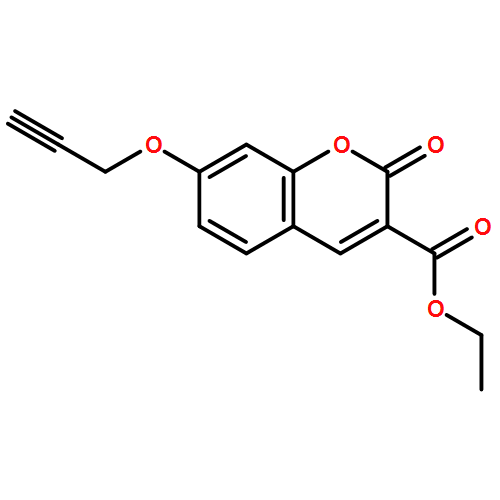 2H-1-Benzopyran-3-carboxylic acid, 2-oxo-7-(2-propyn-1-yloxy)-, ethyl ester