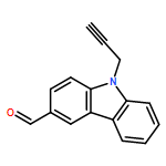 9H-Carbazole-3-carboxaldehyde, 9-(2-propyn-1-yl)-