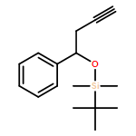 Benzene, [1-[[(1,1-dimethylethyl)dimethylsilyl]oxy]-3-butyn-1-yl]-