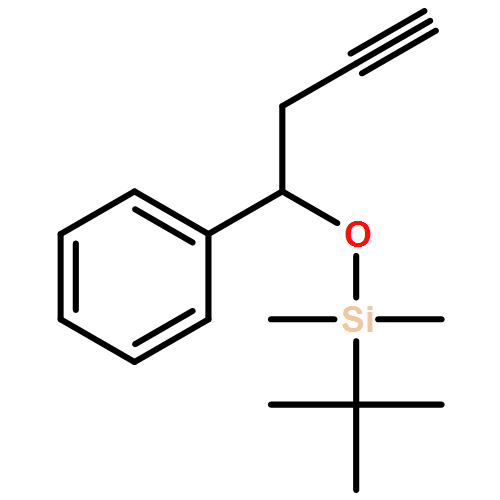 Benzene, [1-[[(1,1-dimethylethyl)dimethylsilyl]oxy]-3-butyn-1-yl]-