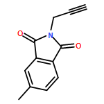 1H-Isoindole-1,3(2H)-dione, 5-methyl-2-(2-propyn-1-yl)-