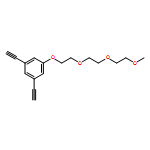 Benzene, 1,3-diethynyl-5-[2-[2-(2-methoxyethoxy)ethoxy]ethoxy]-