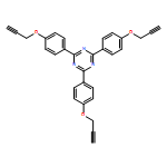 1,3,5-Triazine, 2,4,6-tris[4-(2-propyn-1-yloxy)phenyl]-