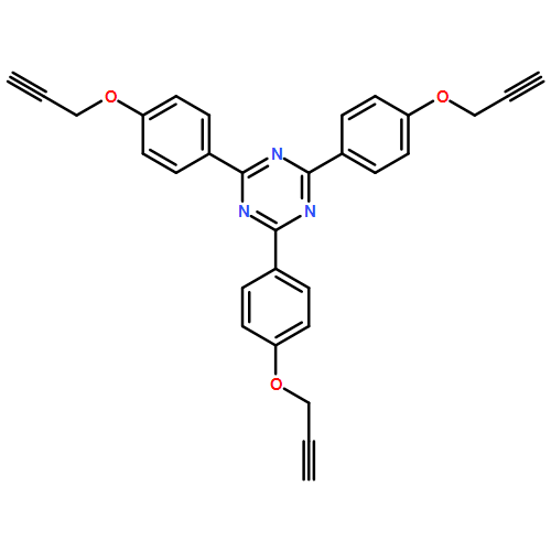 1,3,5-Triazine, 2,4,6-tris[4-(2-propyn-1-yloxy)phenyl]-