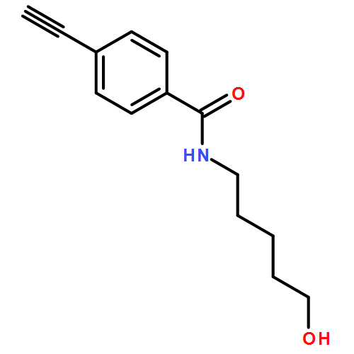 Benzamide, 4-ethynyl-N-(5-hydroxypentyl)-