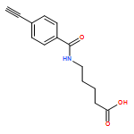 Pentanoic acid, 5-[(4-ethynylbenzoyl)amino]-