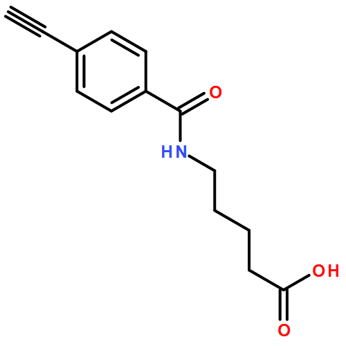 Pentanoic acid, 5-[(4-ethynylbenzoyl)amino]-