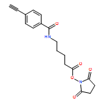 Pentanoic acid, 5-[(4-ethynylbenzoyl)amino]-, 2,5-dioxo-1-pyrrolidinyl ester