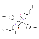 Pyrrolo[3,4-c]pyrrole-1,4-dione, 2,5-bis(2-ethylhexyl)-3,6-bis(5-ethynyl-2-thienyl)-2,5-dihydro-