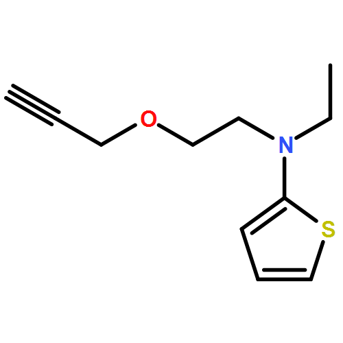 2-Thiophenamine, N-ethyl-N-[2-(2-propyn-1-yloxy)ethyl]-