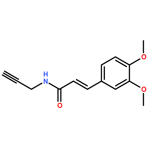 2-Propenamide, 3-(3,4-dimethoxyphenyl)-N-2-propyn-1-yl-, (2E)-