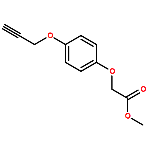 Acetic acid, 2-[4-(2-propyn-1-yloxy)phenoxy]-, methyl ester 