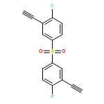 Benzene, 1,1'-sulfonylbis[3-ethynyl-4-fluoro-