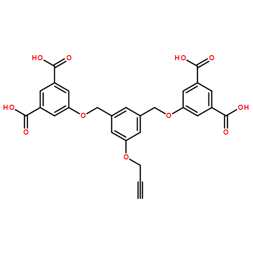 1,3-Benzenedicarboxylic acid, 5,5'-[[5-(2-propyn-1-yloxy)-1,3-phenylene]bis(methyleneoxy)]bis-