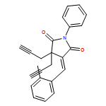 2,5-Pyrrolidinedione, 4-[(2-methylphenyl)methylene]-1-phenyl-3,3-di-2-propyn-1-yl-, (4E)-