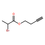 Propanoic acid, 2-bromo-, 3-butyn-1-yl ester