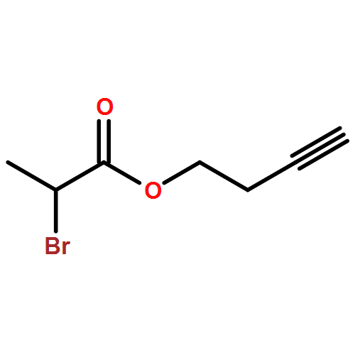 Propanoic acid, 2-bromo-, 3-butyn-1-yl ester