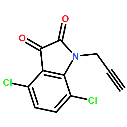 1H-Indole-2,3-dione, 4,7-dichloro-1-(2-propyn-1-yl)-