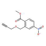 Benzoic acid, 4-nitro-2-[(2-propyn-1-yloxy)methyl]-, methyl ester