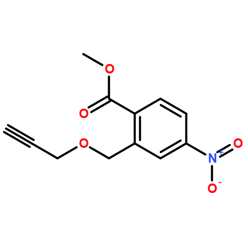 Benzoic acid, 4-nitro-2-[(2-propyn-1-yloxy)methyl]-, methyl ester