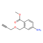 Benzoic acid, 4-amino-2-[(2-propyn-1-yloxy)methyl]-, methyl ester