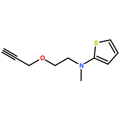 2-Thiophenamine, N-methyl-N-[2-(2-propyn-1-yloxy)ethyl]-