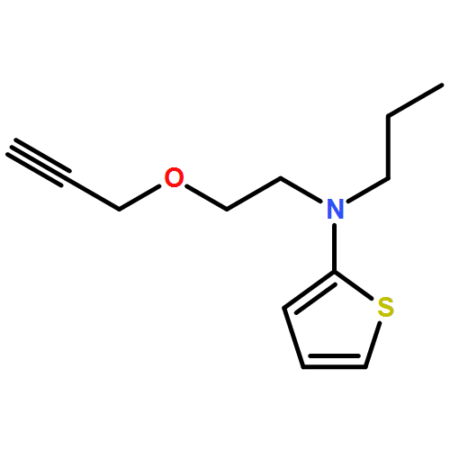 2-Thiophenamine, N-propyl-N-[2-(2-propyn-1-yloxy)ethyl]-