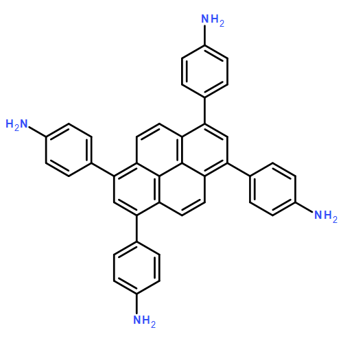 Benzenamine, 4,4',4'',4'''-(1,3,6,8-pyrenetetrayl)tetrakis-