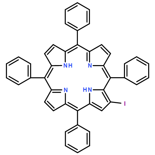 21H,23H-Porphine, 2-iodo-5,10,15,20-tetraphenyl-