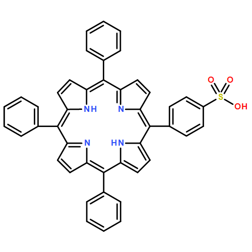 Benzenesulfonic acid, 4-(10,15,20-triphenyl-21H,23H-porphin-5-yl)-