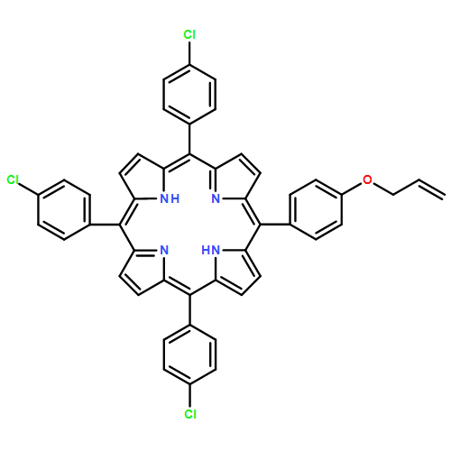 21H,23H-Porphine, 5,10,15-tris(4-chlorophenyl)-20-[4-(2-propen-1-yloxy)phenyl]-