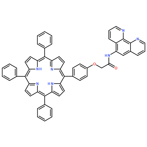 Acetamide, N-1,10-phenanthrolin-5-yl-2-[4-(10,15,20-triphenyl-21H,23H-porphin-5-yl)phenoxy]-