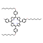 21H,23H-Porphine, 5-(4-iodophenyl)-10,15,20-tris[4-(octyloxy)phenyl]-