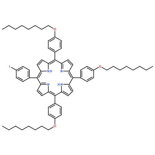 21H,23H-Porphine, 5-(4-iodophenyl)-10,15,20-tris[4-(octyloxy)phenyl]-