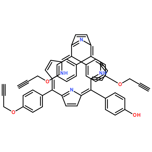 Phenol, 4-[10,15,20-tris[4-(2-propyn-1-yloxy)phenyl]-21H,23H-porphin-5-yl]-