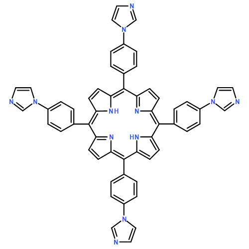 21H,23H-Porphine, 5,10,15,20-tetrakis[4-(1H-imidazol-1-yl)phenyl]-