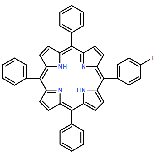 21H,23H-Porphine, 5-(4-iodophenyl)-10,15,20-triphenyl-