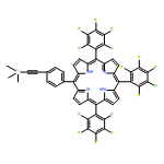 21H,23H-Porphine, 5,10,15-tris(2,3,4,5,6-pentafluorophenyl)-20-[4-[2-(trimethylsilyl)ethynyl]phenyl]-