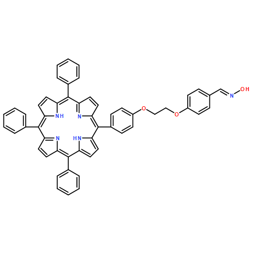 Benzaldehyde, 4-[2-[4-(10,15,20-triphenyl-21H,23H-porphin-5-yl)phenoxy]ethoxy]-, oxime