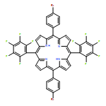 21H,23H-Porphine, 5,15-bis(4-bromophenyl)-10,20-bis(2,3,4,5,6-pentafluorophenyl)-