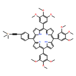 21H,23H-Porphine, 5,10,15-tris(3,4,5-trimethoxyphenyl)-20-[4-[2-(trimethylsilyl)ethynyl]phenyl]-