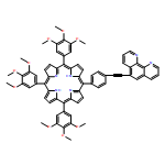 21H,23H-Porphine, 5-[4-[2-(1,10-phenanthrolin-5-yl)ethynyl]phenyl]-10,15,20-tris(3,4,5-trimethoxyphenyl)-