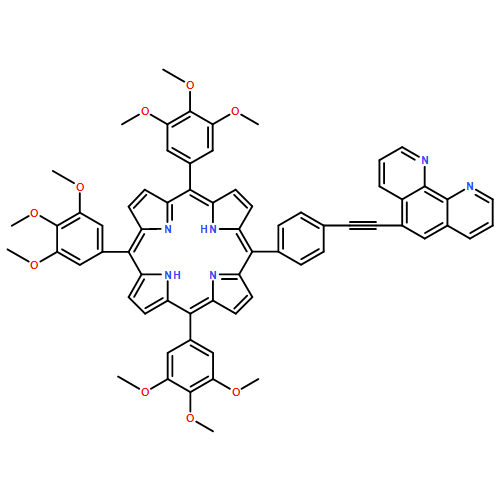 21H,23H-Porphine, 5-[4-[2-(1,10-phenanthrolin-5-yl)ethynyl]phenyl]-10,15,20-tris(3,4,5-trimethoxyphenyl)-