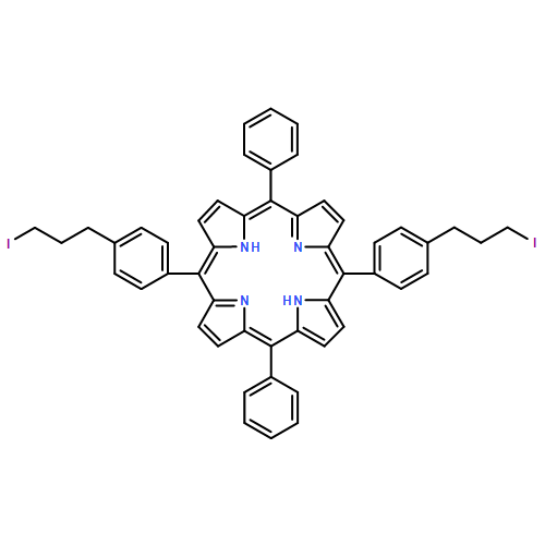 21H,23H-Porphine, 5,15-bis[4-(3-iodopropyl)phenyl]-10,20-diphenyl-