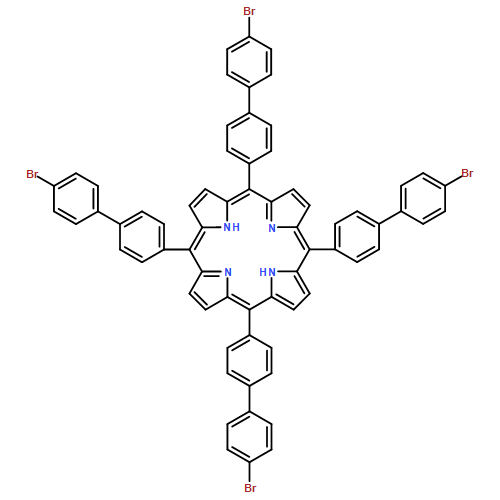 21H,23H-Porphine, 5,10,15,20-tetrakis(4'-bromo[1,1'-biphenyl]-4-yl)-