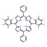 21H,23H-Porphine, 5,15-bis(pentafluorophenyl)-10,20-diphenyl- (9CI)