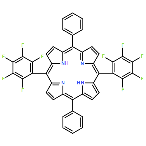 21H,23H-Porphine, 5,15-bis(pentafluorophenyl)-10,20-diphenyl- (9CI)