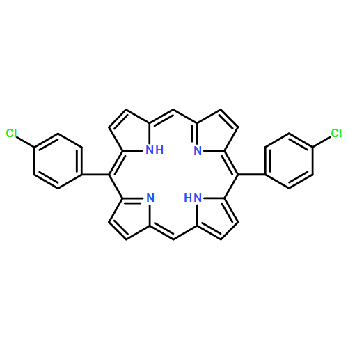 21H,23H-Porphine, 5,15-bis(4-chlorophenyl)-