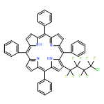 21H,23H-Porphine, 2-(4-chloro-1,1,2,2,3,3,4,4-octafluorobutyl)-5,10,15,20-tetraphenyl-