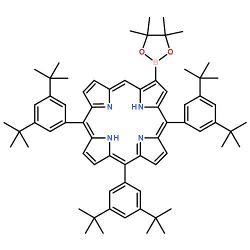 21H,23H-Porphine, 5,10,15-tris[3,5-bis(1,1-dimethylethyl)phenyl]-2-(4,4,5,5-tetramethyl-1,3,2-dioxaborolan-2-yl)-